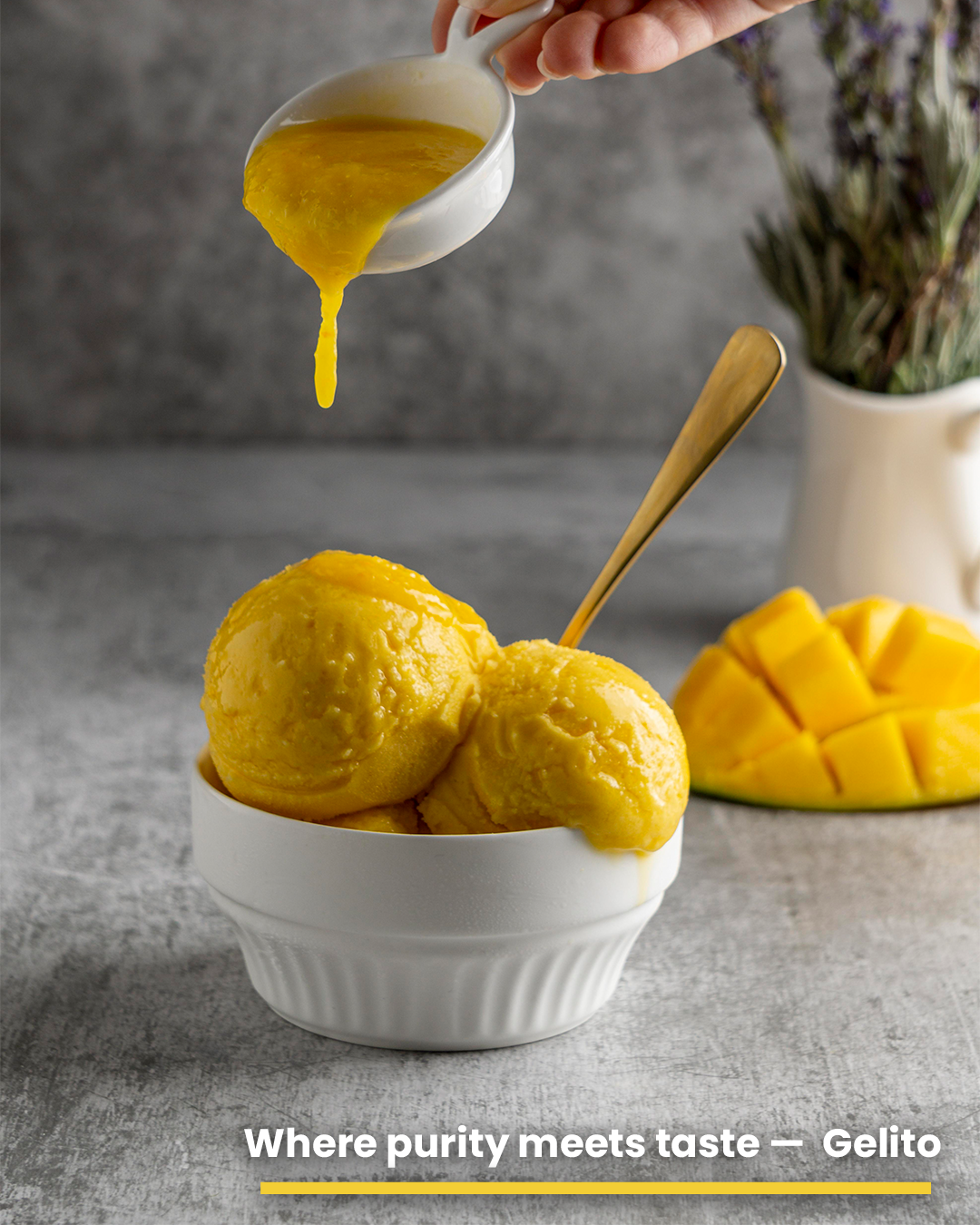 How to Make Mango Ice Cream with Gelatin at Home