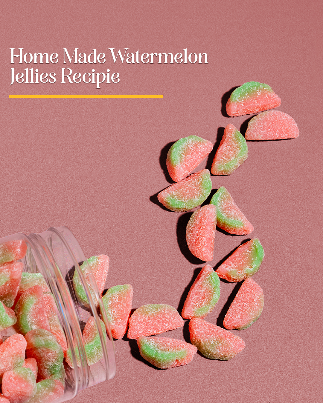 Homemade Watermelon Jellies Recipe
